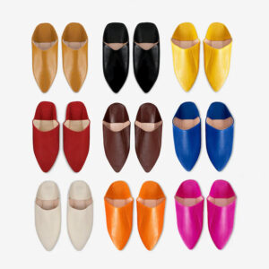 LEATHER SLIPPERS MOROCCO Shoes Leather Unisex Babouches