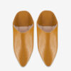 LEATHER SLIPPERS MOROCCO Shoes Leather Unisex Babouches Gold