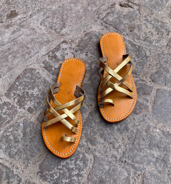 Moroccan leather sandals Women's