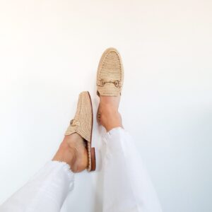 Moroccan Raffia Shoes, Bohemian Shoes, Raffia shoes, handmade slippers, natural summer mules, Moroccan shoes, High end raphia flats, Moroccan babouche, Natural Raffia Mules For Women's