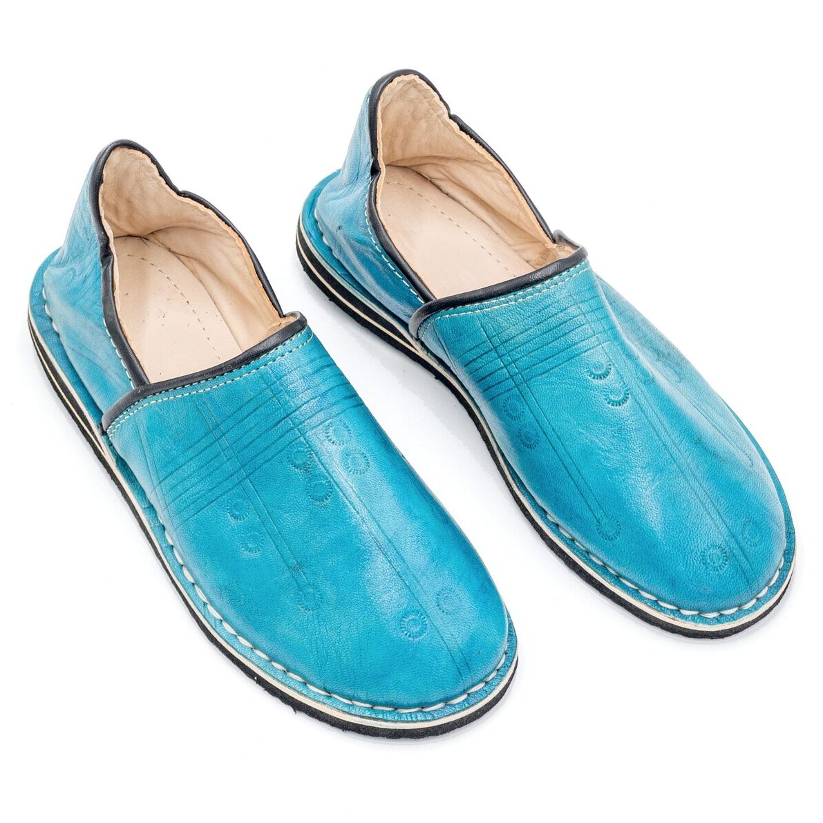 mens moroccan leather slippers